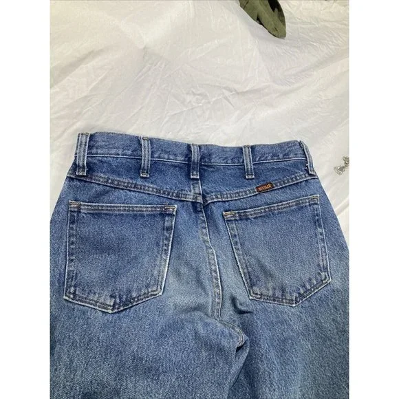 Rustler Men's Regular Fit  Blue Denim Jeans, Size - 30 X 30 - Picture 6 of 6